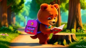 Мишка-топтыжка и его книжка NatalitaSongs #АвторскаяПесенка #МузыкаSunoAL #ВидеоИИ