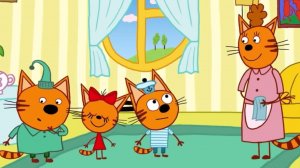 Три Кота Мультфильм Башня из кастрюль.