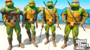 черепашки-ниндзя против Шредера GTA