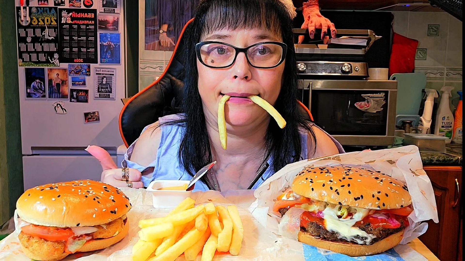 Мукбанг | Бургер Кинг. Ангус Пармеджано,Острый Чикен Тар Тар, Картошка фри 🍟 | Обжор Асмр смотреть онлайн