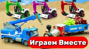 МУЛЬТИКИ ПРО МАШИНКИ ДЛЯ ДЕТЕЙ ! ИГРАЕМ В ИГРУШЕЧНУЮ ПОЖАРНУЮ МАШИНКУ И ГРУЗОВИКИ ДЛЯ ДЕТЕЙ №3