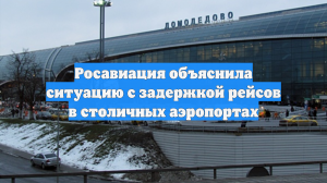 Росавиация объяснила ситуацию с задержкой рейсов в столичных аэропортах