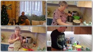 НА ОБЕД БУДУТ МАНТЫ И САЛАТ СО СВЕКЛЫ С ЧЕСНОЧКОМ. ЮРА ЗАВАРИЛ ЧАЙ ДЛЯ БАНИ.