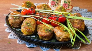 Котлеты с начинкой в картофельной панировке