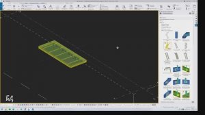 Текла,Tekla Structures. 5. Построение 3D модели лестницы. Поворот детали, копирование