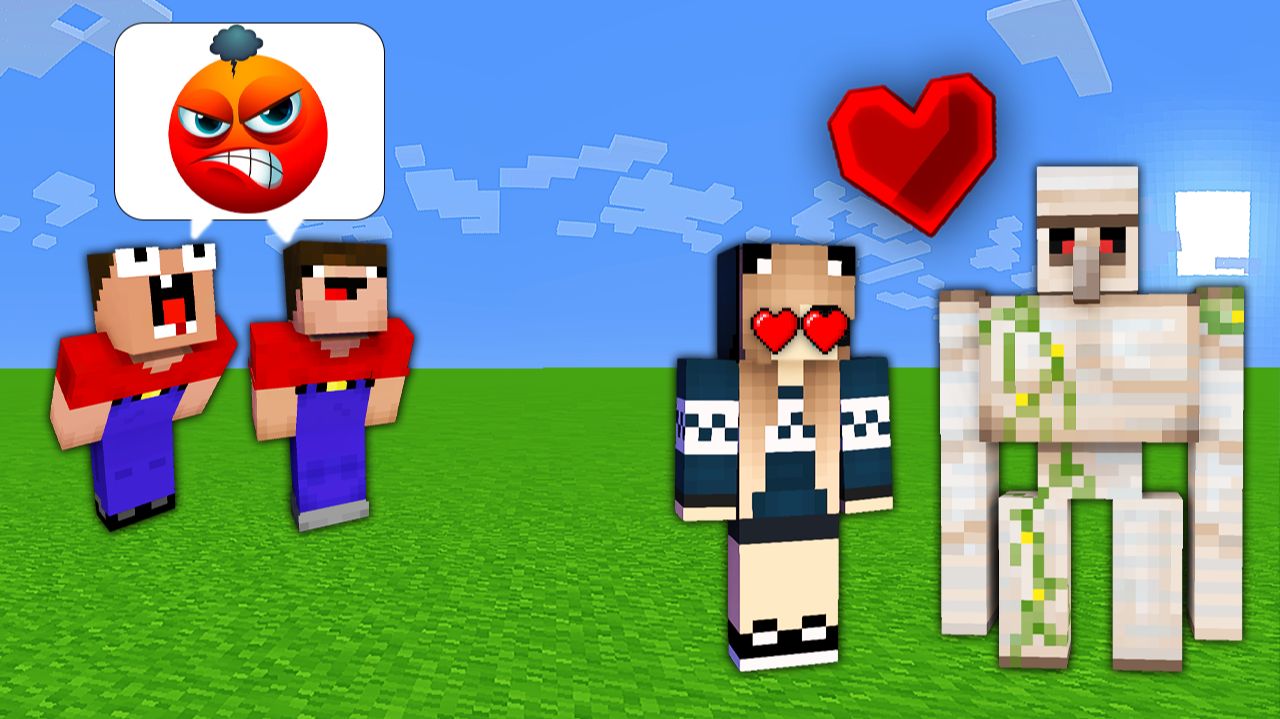 ДЕВУШКА ВЛЮБЛЯЕТСЯ ВО ВСЁ ЧТО ВИДИТ В МАЙНКРАФТ смотреть онлайн