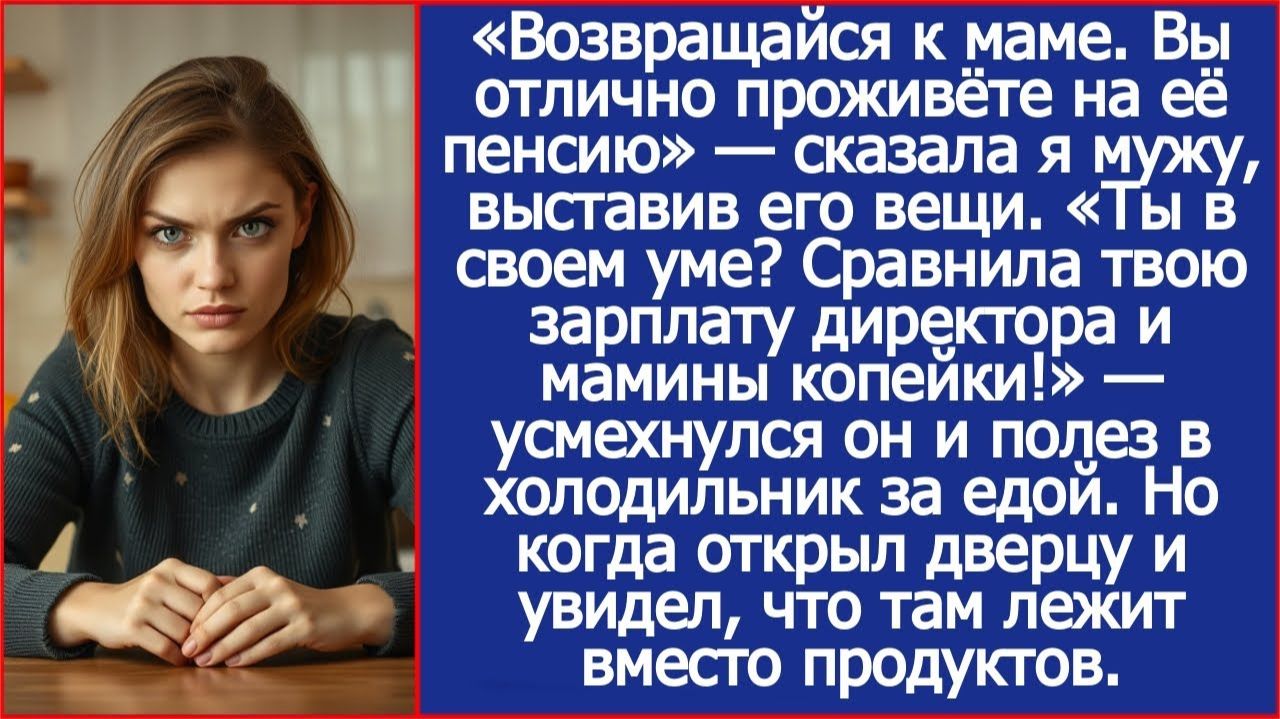 Возвращайся к маме. Вы отлично проживёте на её пенсию. | ИСТОРИИ ИЗ ЖИЗНИ | АУДИО РАССКАЗЫ смотреть онлайн