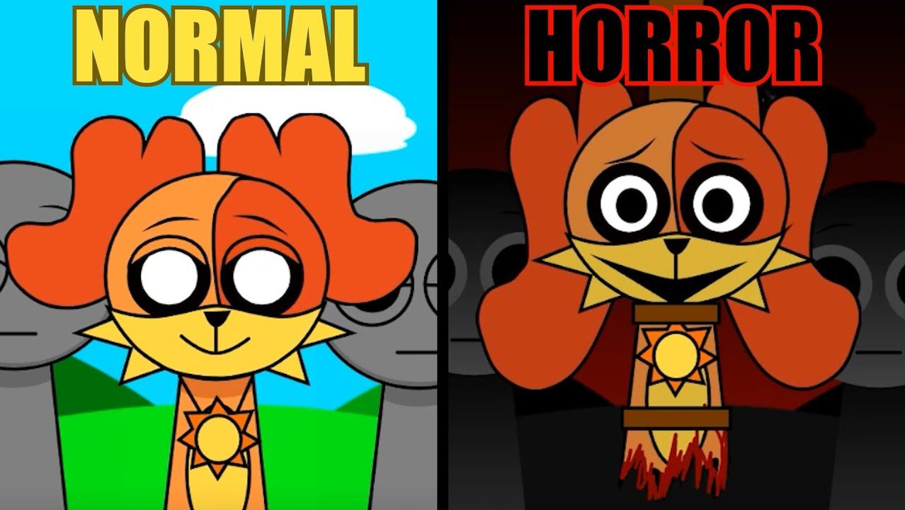 Normal VS Horror Versions в Incredibox Sprunki Poppy Playtime смотреть онлайн