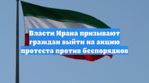 Власти Ирана призывают граждан выйти на акцию протеста против беспорядков