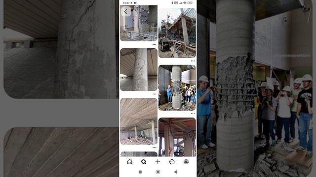 Трещины в железобетонных колоннах. Основные причины появления трещин. Наблюдение за трещинами.