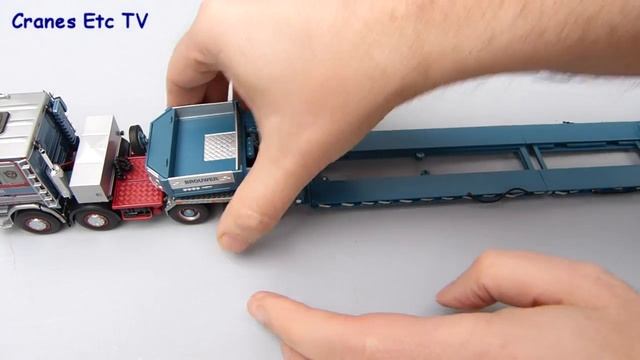 Tekno Scania 143e + Goldhofer Trailer ‘Brouwer’ by Cranes Etc TV