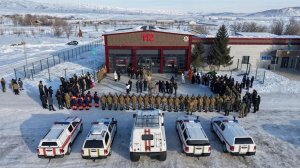 Реновация пожарных частей в Казахстане: новое депо открыли в Маркаколе