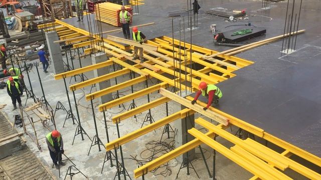 7.10.Устройство опалубки перекрытия 1