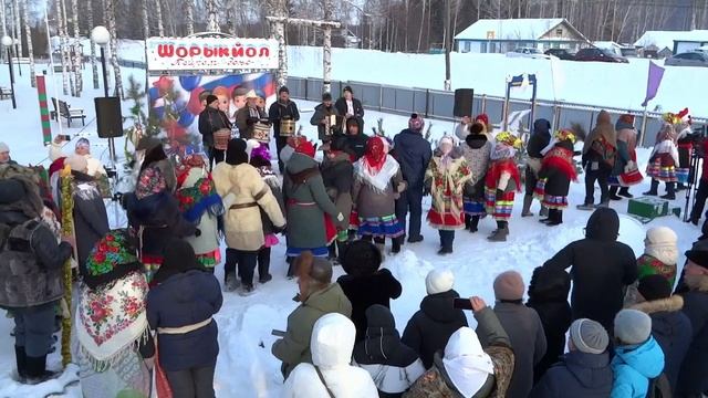 Марийский танец. ШОРЫКЙОЛ, д. Иванаево. Видео Василия Хайбуллина смотреть онлайн