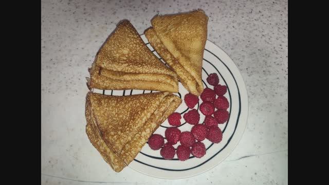 Блинчики на молоке с разрыхлителем смотреть онлайн