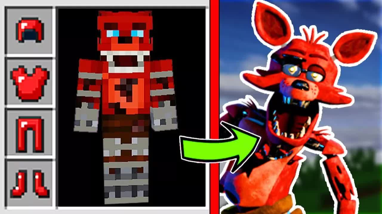 АНИМАТРОНИК ФОКСИ МУТАНТ ПРОТИВ ИГРОК ФНАФ В МАЙНКРАФТ! БРОНЯ ИЗ МОНСТРОВ В MINECRAFT MOB ARMOR FNAF смотреть онлайн
