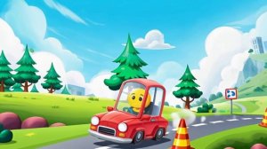 Машинки в парке аттракционов мультик