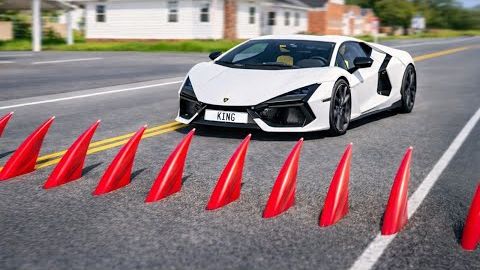 Тачки против шипов в BeamNG Drive! смотреть онлайн