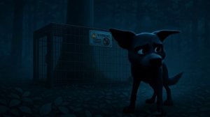 Пес в темноте