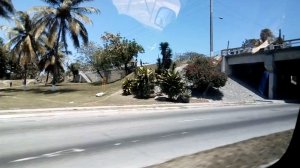 Куба из окна авто