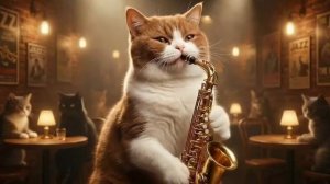 Jazz Meowlody - Cozy Night Jazz Café - Relaxing Music for Sleep, Focus & Calm Am