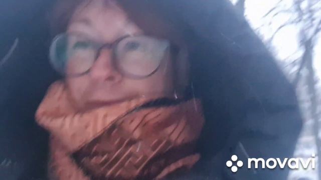 На работу в метель