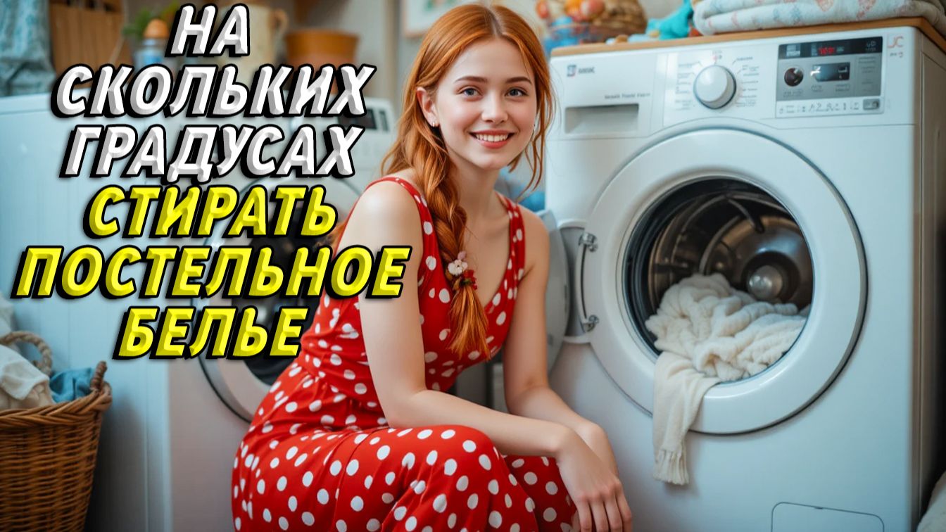 На скольких градусах стирать постельное белье смотреть онлайн