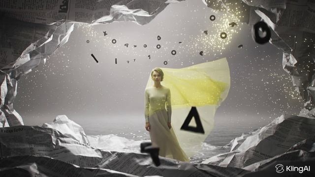 Девушка в желтом и необычный визуал смотреть онлайн