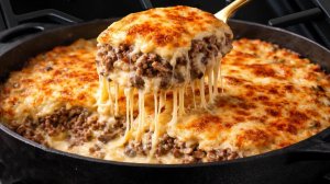 Картофельная ЗАПЕКАНКА КАК В ДЕТСТВЕ! Это очень вкусно! КАРТОФЕЛЬНАЯ ЗАПЕКАНКА С МЯСНЫМ ФАРШЕМ