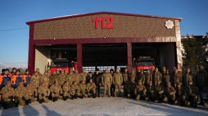 Новое пожарное депо открылось в поселке Маркаколь в Казахстане