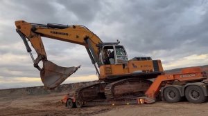 Тяжелый экскаватор 4K | Перевозка 3-х гигантских экскаваторов: Cat 385C и 2-х Liebherr 974 -