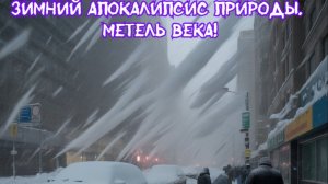 Зимний апокалипсис природы. Метель века! Премьера песни!