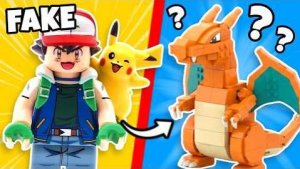 Лего Распаковка поддельных минифигурок LEGO POKEMON!