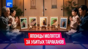 Японцы молятся за убитых насекомых