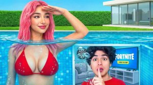 Я Построил 67 Секретных Комнат В 1 Цвете! Часть 1 (Близнецы Стокс | Stokes Twins)