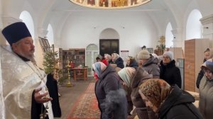 06.01.2026 год. Всенощное бдение накануне Рождества Христово в Храме Архангела Михаила в с. Погожево