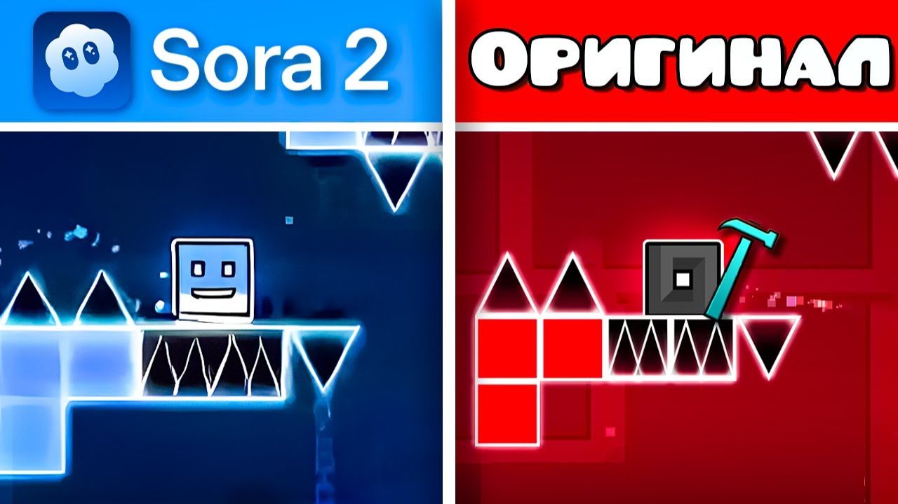Перестроил УРОВЕНЬ НЕЙРОСЕТИ в Geometry Dash смотреть онлайн