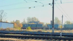 ЧМЭ3-3220 подаёт состав на ГОК, станция Сухобезводное