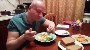 Мукбанг. Ужин.