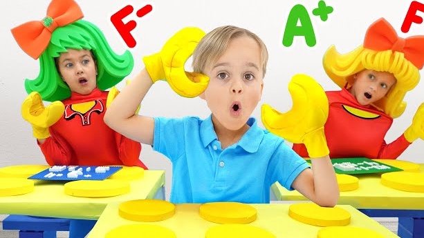 Приключение в Лего школе для детей! смотреть онлайн