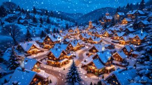 ❄️ ЗИМНЯЯ ОЧЕНЬ КРАСИВАЯ МУЗЫКА ДЛЯ ДУШИ 🎵 НЕЖНАЯ УСПОКАИВАЮЩАЯ МУЗЫКА ДЛЯ СНА ГОРНОМ ПОСЕЛКЕ