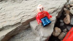 Лёня на скале