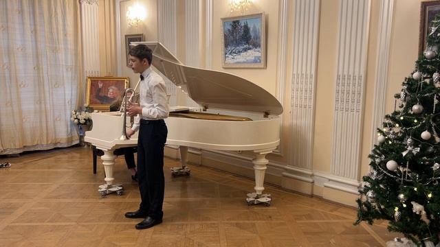 Концерт для трубы, 1 часть , Жанна Металлиди, Александр Манжосов труба смотреть онлайн