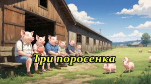 Три поросенка. Музыкальный клип.