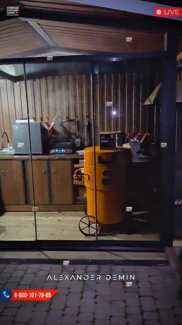 Безрамное остекление мангальной зоны и смокера смотреть онлайн