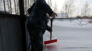 Чистка снега 10 января 2026