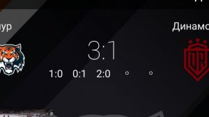 Амур (Россия, хабаровск) vs Динамо рига (латвия, рига) 3:1
