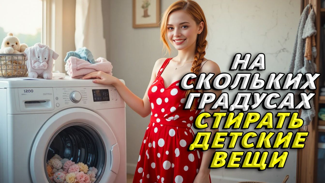 На скольких градусах стирать детские вещи смотреть онлайн