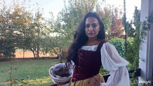 Красивая девушка стоит и смотрит на тебя смотреть онлайн