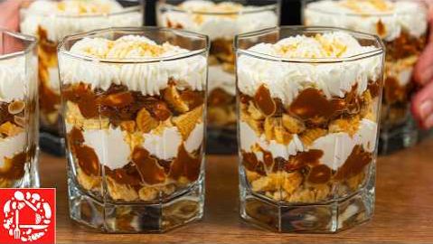 Сама не ожидала, что так вкусно получится!😋 Десерт без выпечки за 15 минут 🔥 смотреть онлайн